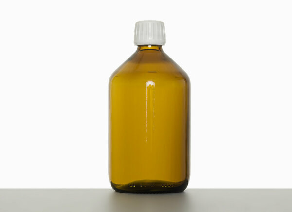 Medizinflasche Braunglas PP28 mit Verschluss 250ml