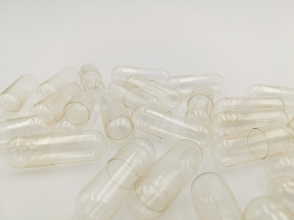 Empty gelatin capsules for capsule filling machine (size "00") 500 pieces