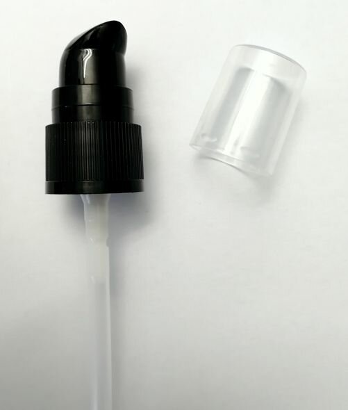 Pump dispenser (dispenser pump, lotion dispenser) for dropper bottles 10-100ml