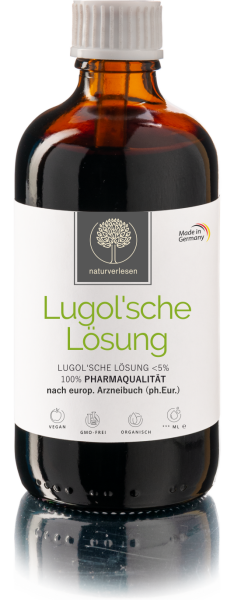 Lugolsche Lösung (<5%), Iod-Kaliumiodid-Lösung in Pharmaqualität 500ml