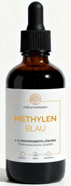 Methylenblau Lösung 1%, pharmazeutische Reinheit 100ml Pipettenflasche