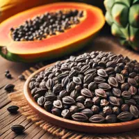Natural whole Papaya Seeds from controlled cultivation 50g