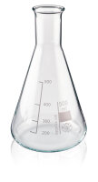 Matraccio Erlenmeyer collo stretto, borosilicato...