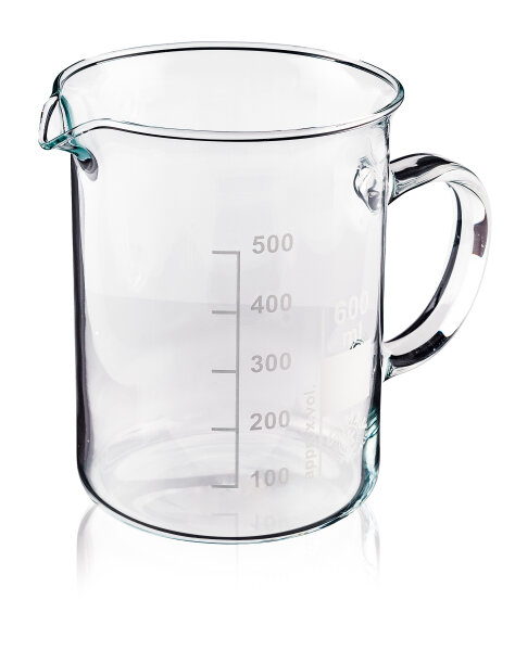 Becherglas m. Henkel, hitzef. Borosilikat: 250ml, niedrige Form