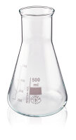 Erlenmeyer flask wide neck, borosilicate 100ml wide neck
